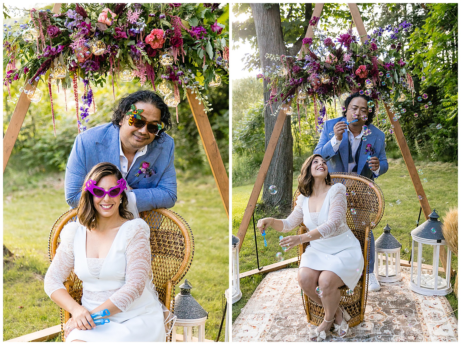 whispering springs floral photo booth arch by Quinn's Blooms and Greenery